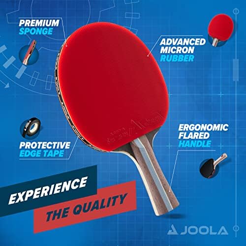 JOOLA Infinity Balance Advanced Performance Ping Pong Paddle for High-Level Training Competition Ready Optimized Spin an