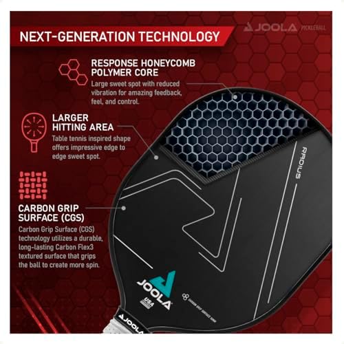 JOOLA Pickleball Paddles - Professional Texture Carbon Grip for Serious Players - Sweet Spot Technology | JOOLA Pickleb