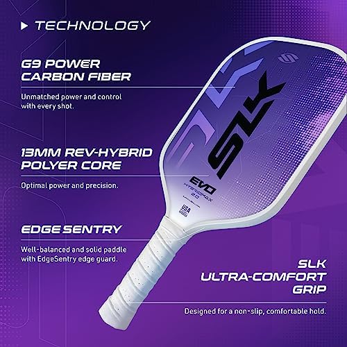 Selkirk Sport SLK Evo Pickleball Paddles for Power and Control Enthusiasts | Selkirk Sport SLK Evo Hybrid Pickleball Pa