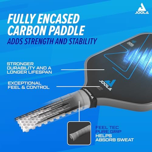 JOOLA Professional Pickleball Paddles for Power and Feel - USAP Approved - Well Balanced with Pop and Control - Select P