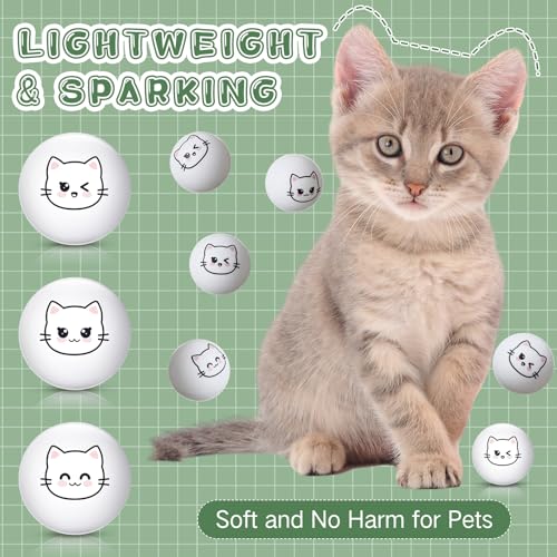 24 Pcs Novelty Face Cute Table Tennis Balls for All Golfers for Outdoor Practice
| Bouncy Cats Toys 24 Pcs Novelty Face - Image 3