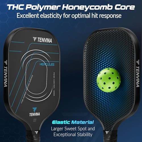 TENVINA USAAPA Approved Pickleball Paddles, Multi-Layer T700SC Carbon Fiber, 4 Types of Thicknesses and Shapes, Strong P - Image 31