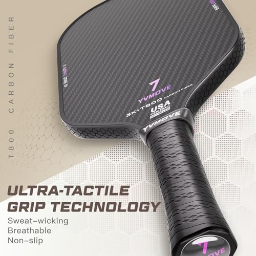 T800 Carbon Fiber Pickleball Paddle USAPA Approved for Enhanced Control & Ultimate Spin
| Premium T800 Carbon Fiber Pic - Image 5