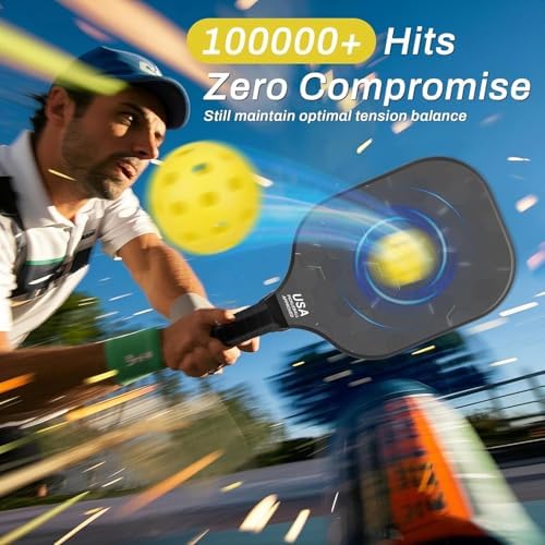 T300 Carbon Fiber Lightweight Pickleball Paddles Set of 2 for Beginner Intermediate Pro Gifts