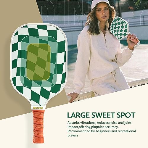 USAPA Approved Graphite/Fiberglass Pickleball Racket Set for Men and Women Beginners