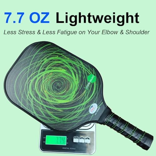 Pickleball Paddles Set of 4, USAPA Approved Fiberglass, Lightweight and Durable for Adults and Beginners, Perfect for Ou