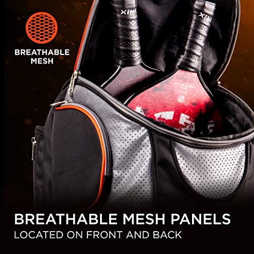 Onix Pickleball Durable Backpack for Enthusiasts on the Go: Paddles, Balls, Apparel, and Water Bottles Included