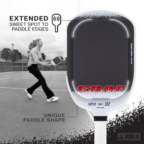 JOOLA Agassi PRO IV Carbon Fiber Pickleball Paddle for UPA-A Certified Players | JOOLA Agassi PRO IV Pickleball Paddle