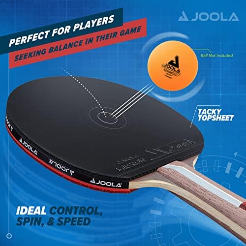 JOOLA Infinity Balance Advanced Performance Ping Pong Paddle for High-Level Training Competition Ready Optimized Spin an