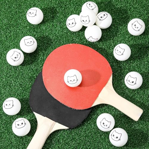 24 Pcs Novelty Face Cute Table Tennis Balls for All Golfers for Outdoor Practice
| Bouncy Cats Toys 24 Pcs Novelty Face - Image 6