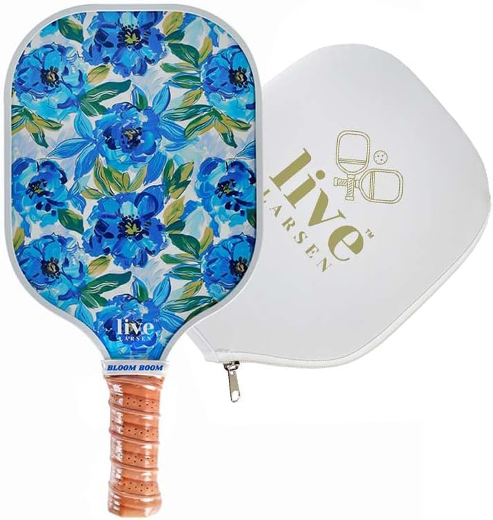 Premium Pickleball Paddle Racket - Durable Fiberglass - Women - Court Achievements - Sweatproof Grip - Free Cover - Uni