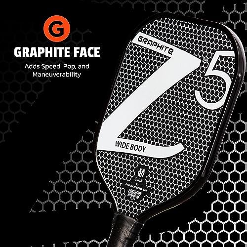 Onix Graphite MOD Z5 Carbon Fiber Pickleball Paddles for BeginnersComfortable Cushioned Grip 16x38 Inches