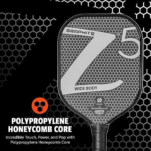 Onix Graphite MOD Z5 Carbon Fiber Pickleball Paddles for BeginnersComfortable Cushioned Grip 16x38 Inches