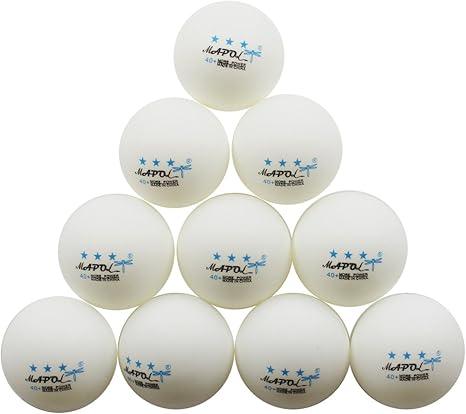 50 White 3-Star Table Tennis Ball Premium Training Ping Pong Balls