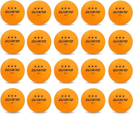 20 Pack Ping Pong Balls, 3 Star Table Tennis Balls, 40+ Pong Ball Competition and Recreational Play