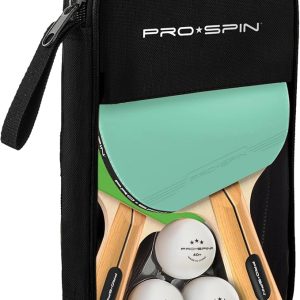 Ping Pong Paddles - High-Performance Set with Premium Table Tennis Rackets, 3-Star Ping Pong Balls