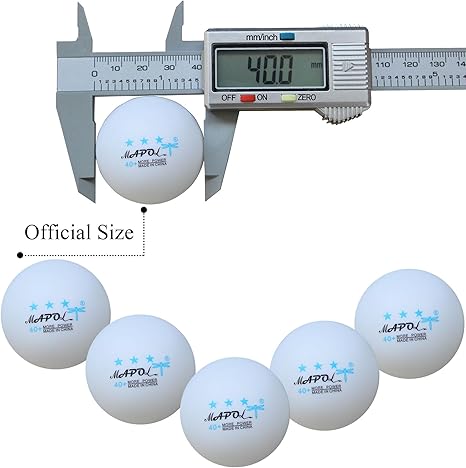 50 White 3-Star Table Tennis Ball Premium Training Ping Pong Balls - Image 2