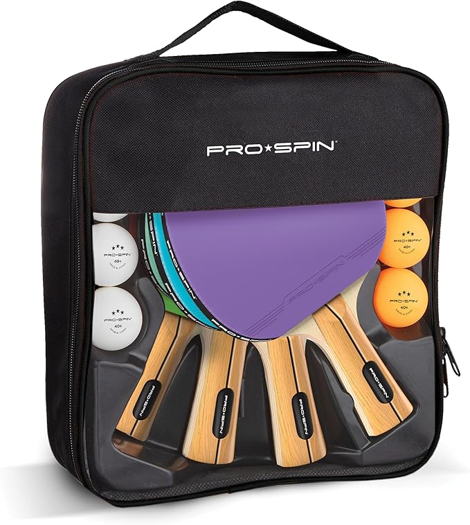 Ping Pong Paddles - High-Performance Set with Premium Table Tennis Rackets