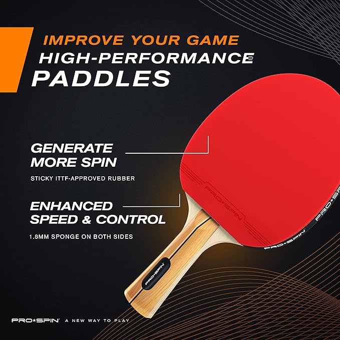 Ping Pong Paddles - High-Performance Set with Premium Table Tennis Rackets - Image 2