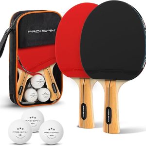 Ping Pong Paddles - High-Performance Set with Premium Table Tennis Rackets
