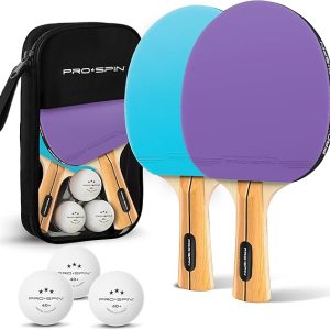 Ping Pong Paddles - High-Performance Set with Premium Table Tennis Rackets