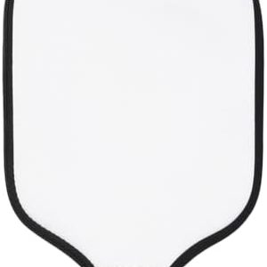 White Neoprene Pickleball Paddle Cover, Durable Neoprene Material, Easy Maintenance, Suitable for Normal Size Paddles, P