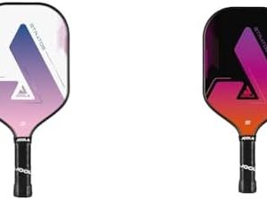 JOOLA Pink & Lavender Stratos Rackets 2-Pack Picks, USAPA Approved, Fiberglass & Honeycomb Core, Lightweight & Durable P