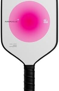 Nicol Amadeus 16MM Pickleball Paddle - Precision Carbon Fiber for More Spin & Control | Lightweight Racket | High-Perfor