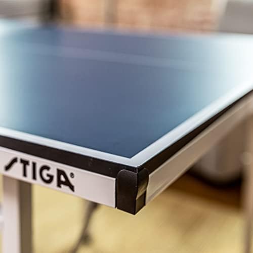 Stiga Space Saver Compact Ping Pong Table Separate Table Halves Regulation Height No Assembly Required