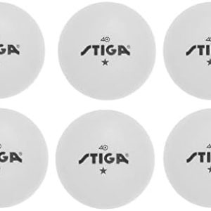 Stiga 1-Star Orange Ping Pong Balls, High-Bounce Performance for Enthusiasts | Stiga 1-Star Orange Table Tennis Balls,