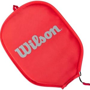 WILSON Pickleball Paddle Cover - Red/Grey | Protection + Style + Durability