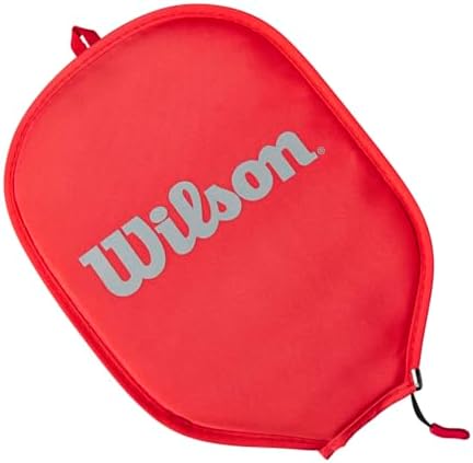 WILSON Pickleball Paddle Cover - Red/Grey | Protection + Style + Durability
