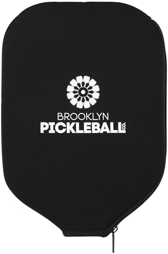 Brooklyn Pickleball Co. Protective Pickle Ball Paddle Cover | 13mm or 14mm Paddles up to 8" Wide | Single Case | Racket