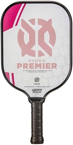 Onix Evoke Premier Professional Tournament Pickleball Paddle Composite Face Impact Paddle Shape for Elite Players in Tou