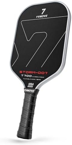 Pickleball Paddle T700 Raw Carbon Fiber Surface 16mm STR-Core Power Polymer Core Premium Pickle Ball Racket USAPA Approv