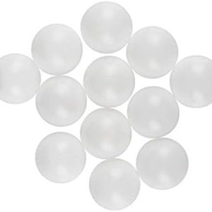 Rhode Island Novelty 1.5 Inch Plastic Ping Pong Ball Pack of 12 for Amateur Players at Home and School