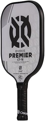 Onix Evoke Premier Professional Tournament Pickleball Paddle Composite Face Impact Paddle Shape for Elite Players in Tou