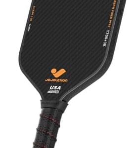 Carbon Fiber Pickleball Paddle for Ultimate Spin and Consistency | 16mm Shark Power Polymer Core Pickleball Paddle | Ul