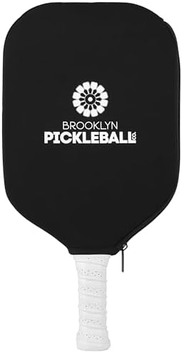 Brooklyn Pickleball Co. Protective Pickle Ball Paddle Cover | 13mm or 14mm Paddles up to 8" Wide | Single Case | Racket