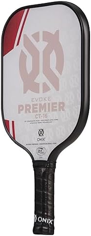 Onix Evoke Premier Professional Tournament Pickleball Paddle Composite Face Impact Paddle Shape for Elite Players in Tou