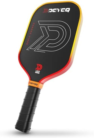 Pickleball Paddles - Professional Carbon Fiber Paddle with Honeycomb Core - Lightweight Precision & Enhanced Shock Absor