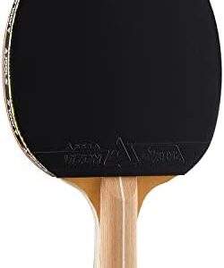 JOOLA Omega Control Tournament Performance Ping Pong Paddle - Table Tennis Racket for Advanced Players - Flared Handle D