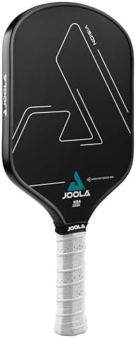 JOOLA Vision Textured Carbon Grip Pickleball Paddle for Maximum Spin and Control - Polypropylene Honeycomb Core 16mm JOO