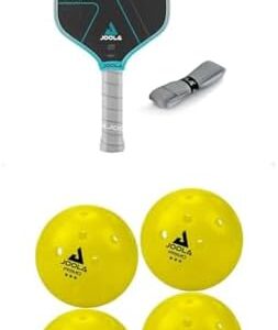 JOOLA Ben Johns Perseus 3 Propulsion Core Charged Carbon Surface Tech Pickleball Paddle - Turquoise Edge Primo Indoor/Ou