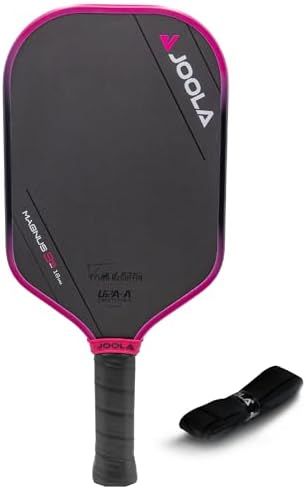 JOOLA 3S Pickleball Paddles – Raw Carbon Fiber Surface – UPA-A Certified – Aerodynamic Design & Wide Body – Suitable for