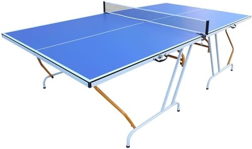 Professional Foldable Table Tennis Table for Indoor Play | 8FT 9FT Single Player Table Tennis Setup with Net and Posts