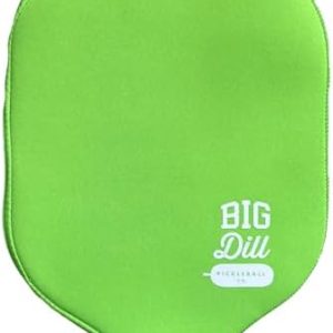 Big Dill Neoprene Pickleball Paddle Cover - Pickleball Paddle Sleeve Only for Players | Travel and Storage Protection