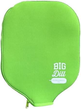 Big Dill Neoprene Pickleball Paddle Cover - Pickleball Paddle Sleeve Only for Players | Travel and Storage Protection