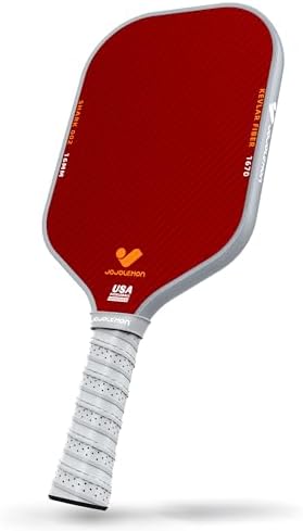 Carbon Fiber Pickleball Paddle for Ultimate Spin and Consistency | 16mm Shark Power Polymer Core Pickleball Paddle | Ul