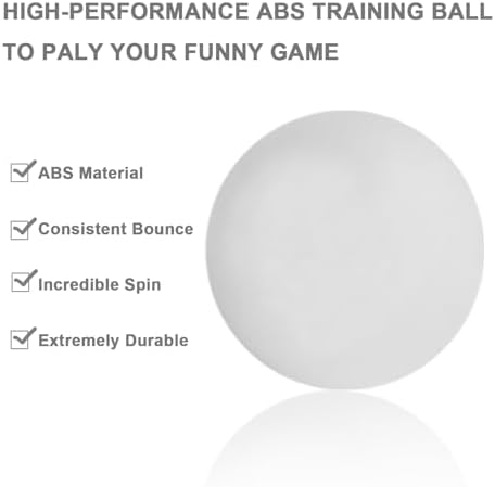 3 Star High Performance ABS Table Tennis Balls - Training, Game